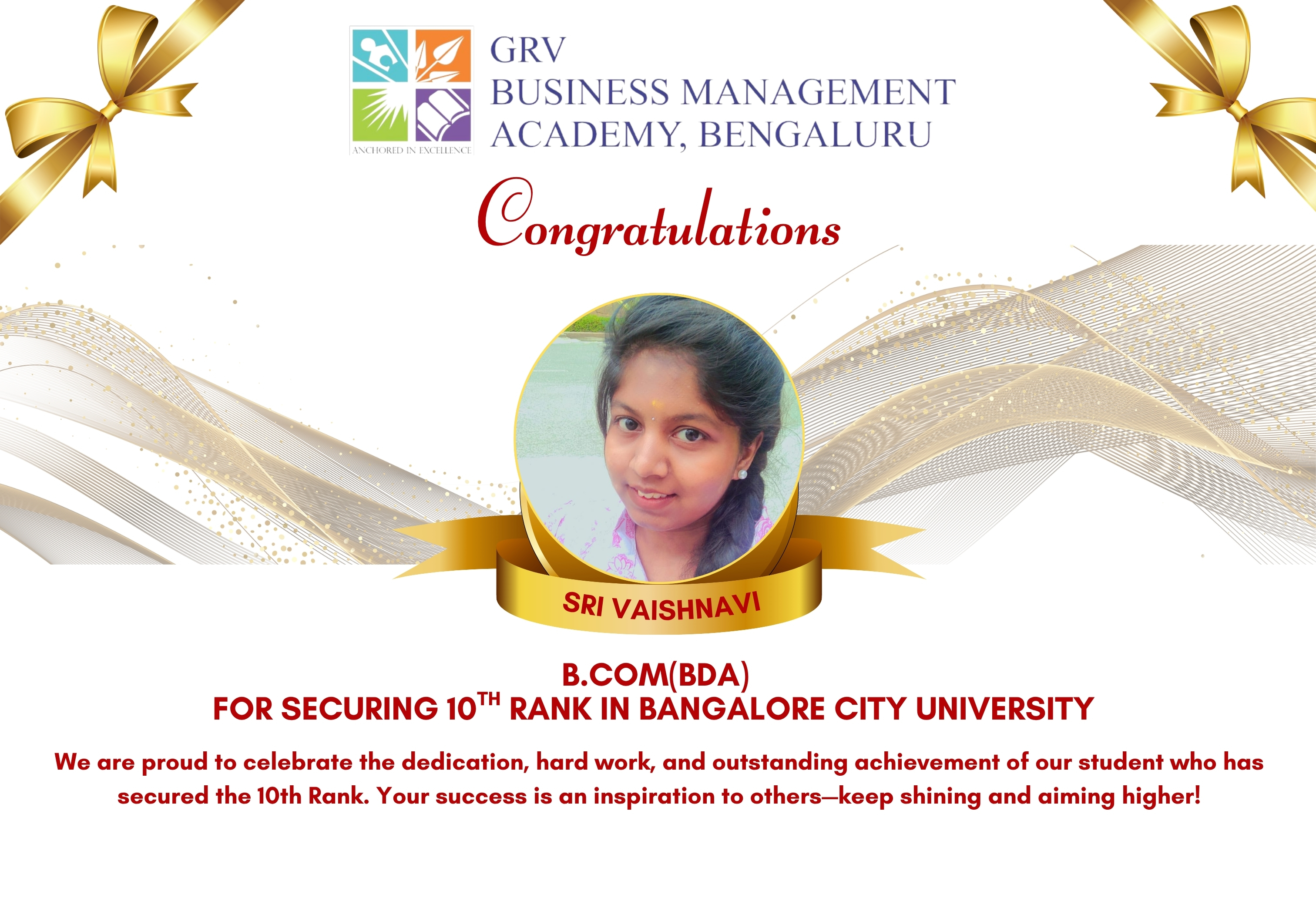 GRV Business Management Academy, Bangalore
