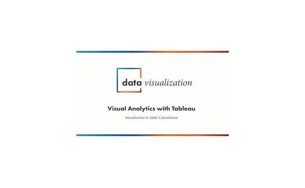 Data Visualization with Tablue