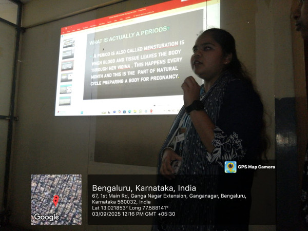 Awareness Drive on Menstrual Hygiene