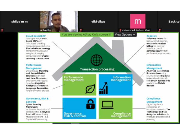 Webinar on the Future of Finance in a Digital World