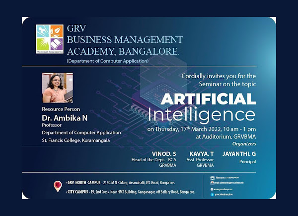 Seminar on Artificial Intelligence