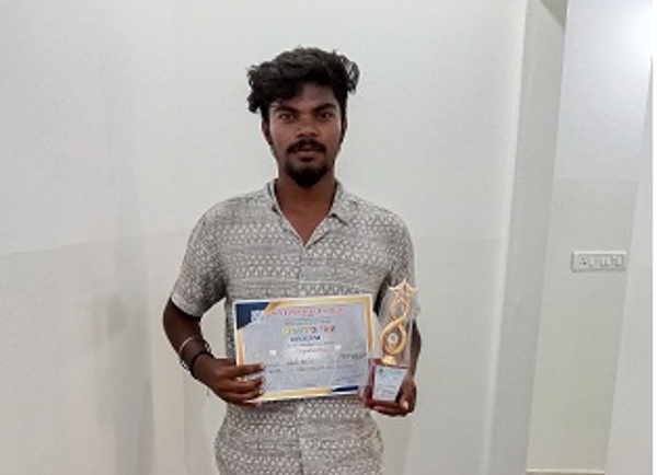 Mr. Vineet Wins Inter College Sketching Competition